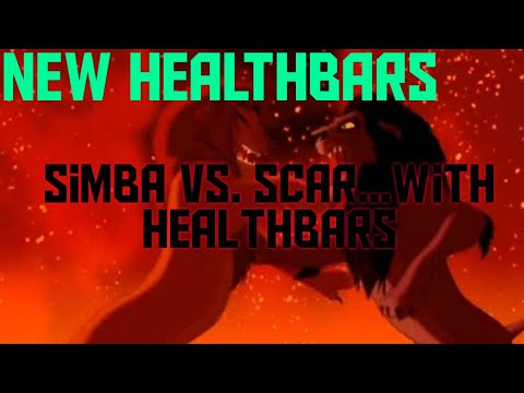 Simba vs. Scar...with healthbars (1994 version)