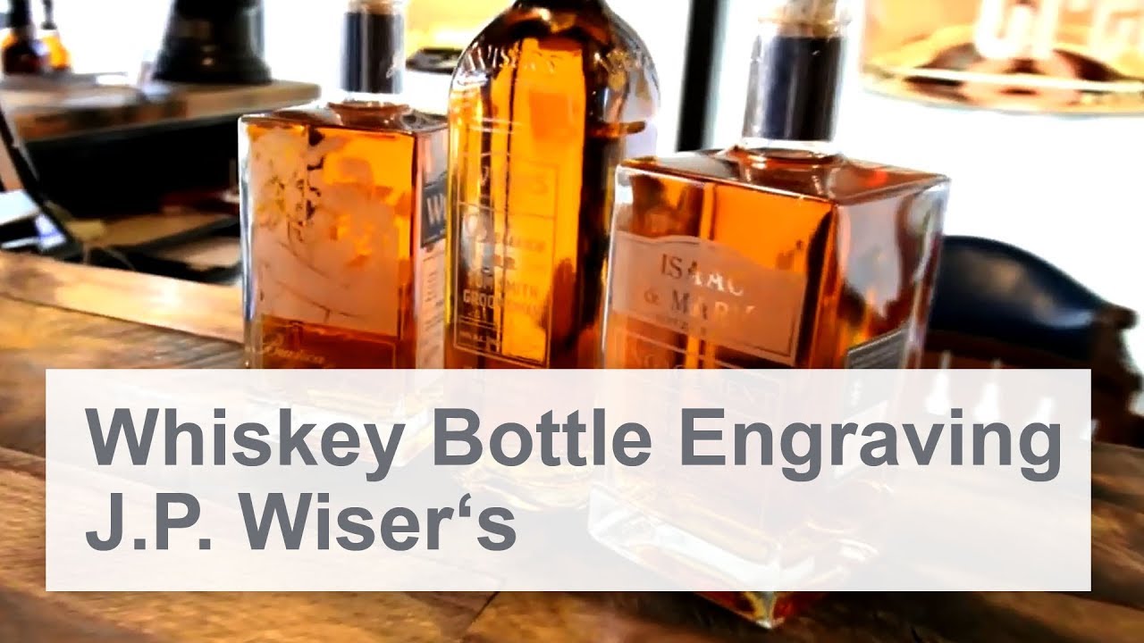 Personalized Whiskey Bottle Engraving | J.P. Wiser's