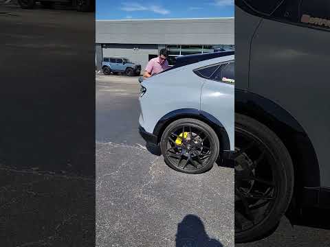 Installed a new rear spoiler on my Electric 2024 Ford Mustang Mach E! What should I do next?