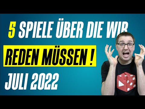 5 Brettspiele im Juli 2022 über die wir reden müssen