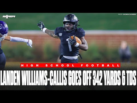 HIGHLIGHTS: 5-star running back Landen Williams-Callis GOES OFF for 342 yards and 6 TDs 🏈