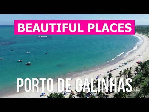 Porto de Galinhas from drone | 4k video | Brazil, Porto de Galinhas from above
