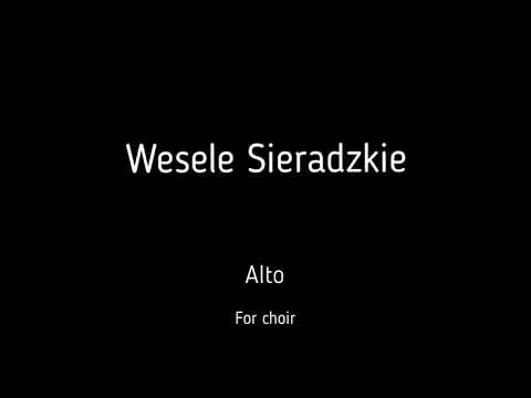 Choir/chór K. M. Prosnak - Wesele sieradzkie - Alt + score