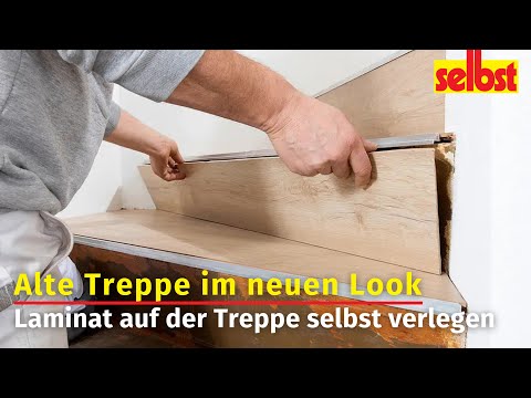 Laminat auf Treppe verlegen – Schritt-für-Schritt-Anleitung