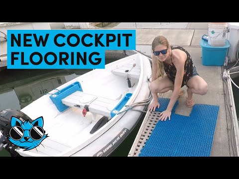 Installing New Cockpit Flooring On Our Sailboat