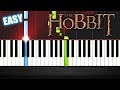 Misty Mountains - The Hobbit - EASY Piano Tutorial by PlutaX - Synthesia