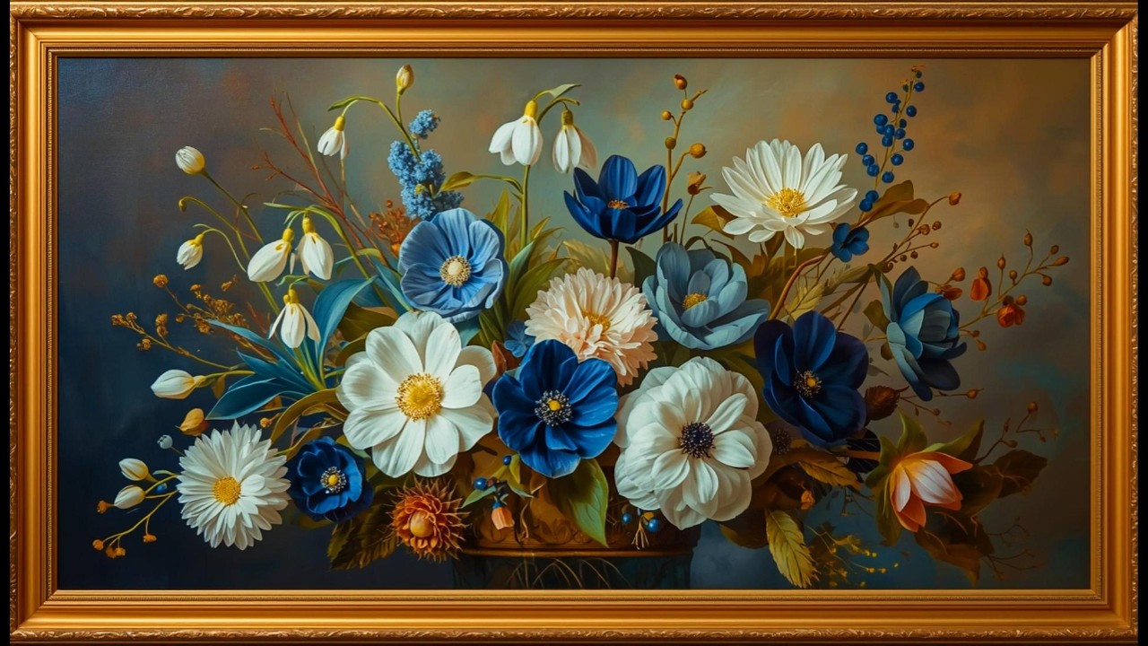 Vintage Mellow Mood Wallpaper Background | Ultra HD 4K | Framed Original Digital Art