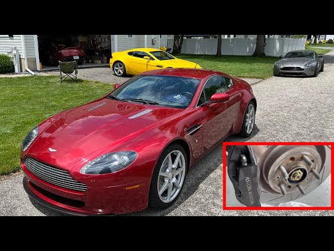 Aston Martin V8 Vantage Brakes and Rotors PLUS Full Exhaust Clips | Vlog 571