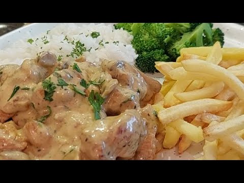 Creamy Chicken and mushroom 🍄 😋 😍 This one was so delicious, super Quick and easy to prepare 😋