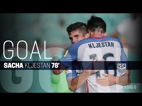MNT vs. Saint Vincent and the Grenadines: Sacha Kljestan Goal - Sept. 2, 2016