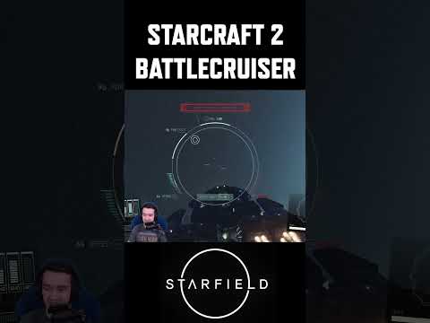 I built a Starcraft 2 Battlecruiser in Starfield