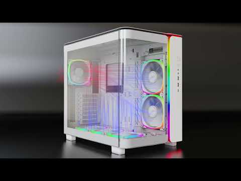 MONTECH, KING 95 PRO Dual-Chamber ATX Mid-Tower PC Gaming Case