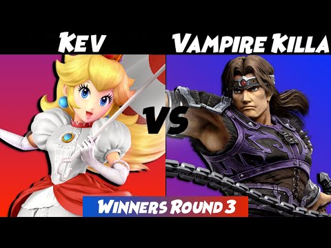 FadSmash #055 | Winners R3 | Kev [Peach]『VS』Vampire Killa [Simon] | Smash Ultimate SSBU