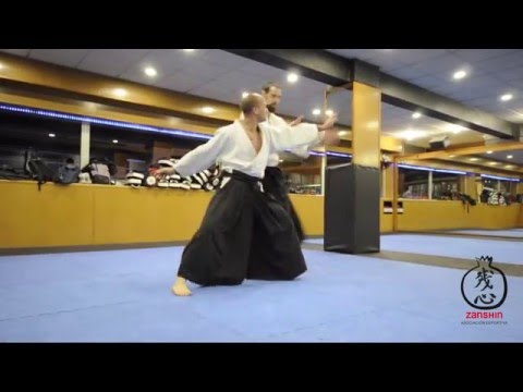 Jodan tsuki kote gaeshi. Zanshin Aikido Granada.