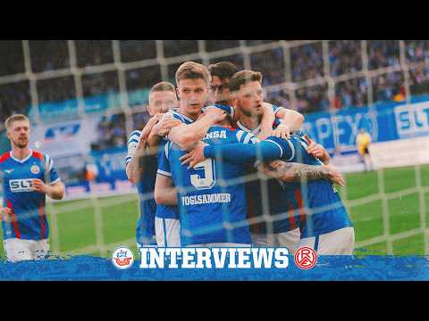 🎤 Interviews nach dem 26. Spieltag: F.C. Hansa Rostock vs. Rot-Weiss Essen | 3. Liga ⚽ | #fch