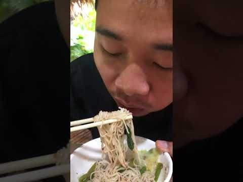 Popular Nom Banhjok Tuek Brohok ( Khmer noodle with mud fish ) located in Siem Reap Cambodia