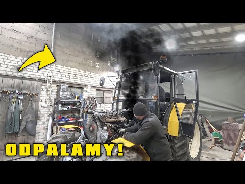 PIERWSZE ODPALENIE URSUSA Z NOWYM SILNIKIEM - ALE ON PIĘKNIE GADA