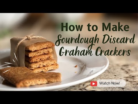How to make sourdough discard graham crackers