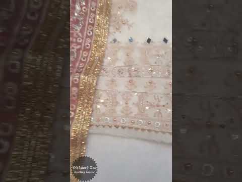 Mehmood Tex M-12 Organza Wholesale Pakistani Suit – product video thumbnail