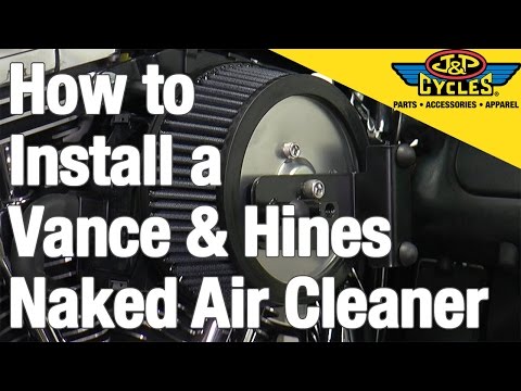 How to install a Vance & Hines Naked Air Cleaner