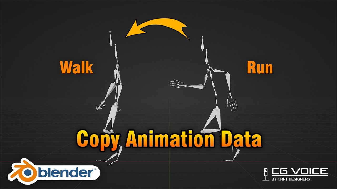 How to copy animation from one rig to another blender _ Blender Tutorial