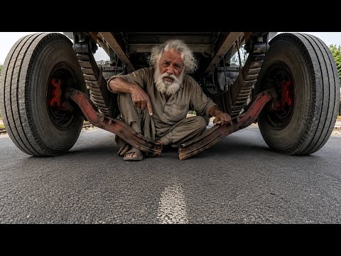 Only Pakistani Mechanics Know How to Fix a Broken Axle Like This