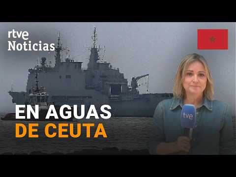 Buques de guerra marroquíes entraron en aguas de Ceuta coincidiendo con la llegada masiva | RTVE