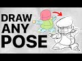 How To Draw ANY Pose You Want The Easy Way