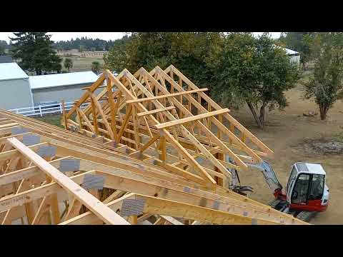 Lesson on cross, angled, diagonal bracing, trusses