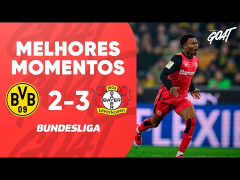 Gols e lances de Borussia Dortmund x Bayer Leverkusen