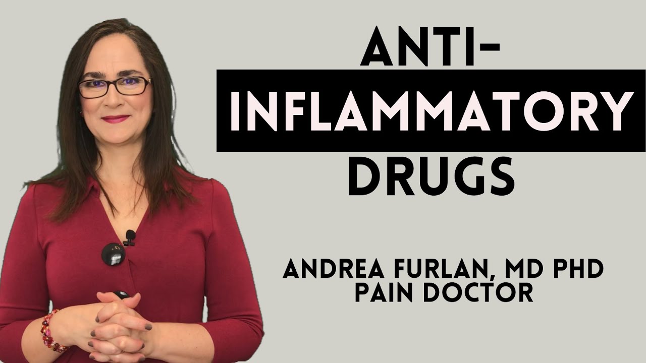 Anti-inflammatory drugs: Aspirin, naproxen, ibuprofen, diclofenac, celecoxib and Tylenol