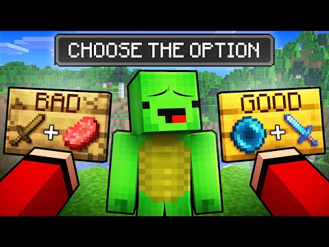 Mikey and JJ Can Choose Anything in Minecraft (Maizen)
