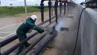 flushing of piping system