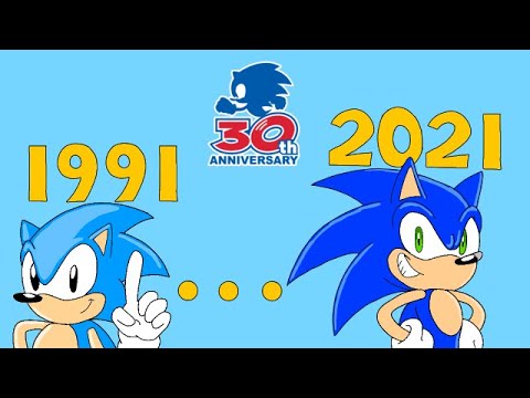 Sonic 30th Anniversary Tribute: 30 years of Sonic in 2 minutes