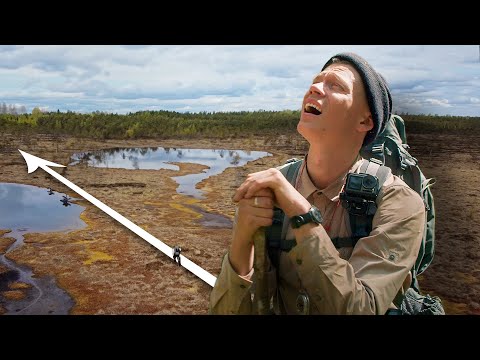 Man Walks 42 Kilometers in a Straight Line