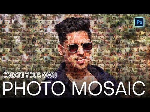 How to Create Stunning Photo Mosaic Portraits IN PHOTOSHOP