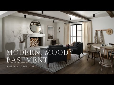 Modern, Moody Basement: A Netflix Deep Dive