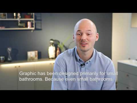 Högskåp Gustavsberg Graphic