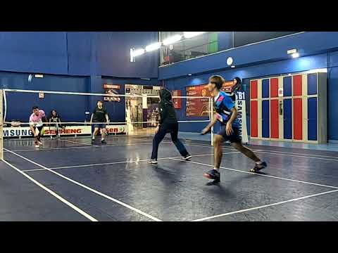 Badminton Mix Double A MT Weekly MuhibbahTeam Challenge - Hadi / Rachael Vs Ashraf / Shima