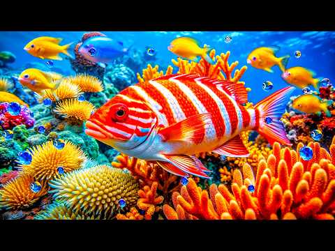 Marvel at the Wonders of Sea Creatures in The Best 4K ULTRA HD Aquarium – Peaceful Journey