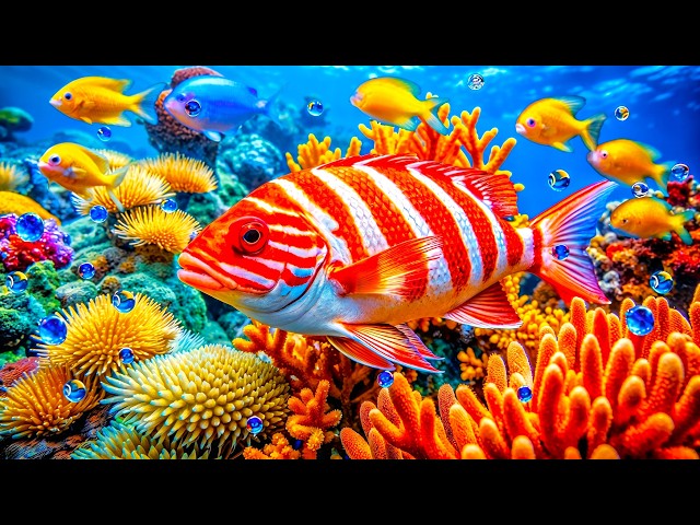 Marvel at the Wonders of Sea Creatures in The Best 4K ULTRA HD Aquarium – Peaceful Journey SDDEFAULT Thumbnail