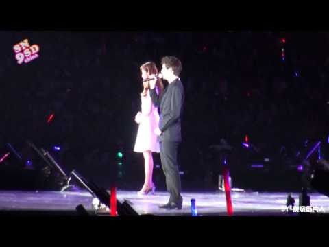 [Fancam] 100911 Seohyun SNSD& Kyuhyun SJ - duet @ SM TOWN 2010 Shanghai