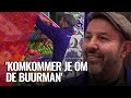 Buurt help lokale groenteboer met dure komkommer