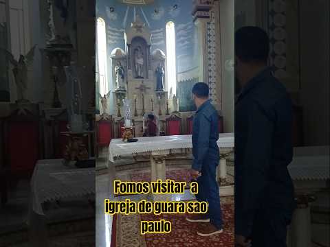 #Fomos visitar  a igreja  de Guará  São Paulo  #vejao que linda#deus#