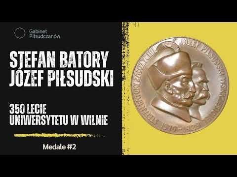 Medal Stefan Batory i Józef Piłsudski, 350 lat Uniwersytetu w Wilnie
