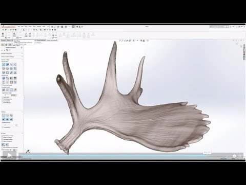 Reverse Engineering Scanned Meshes in SOLIDWORKS
