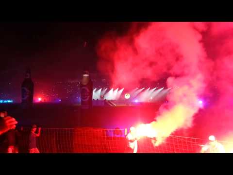 "Así se vivió la noche blanquiazul 2014" Barra: Comando SVR &bull; Club: Alianza Lima