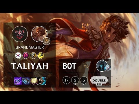 Taliyah Bot vs Kalista - KR Grandmaster Patch 10.10