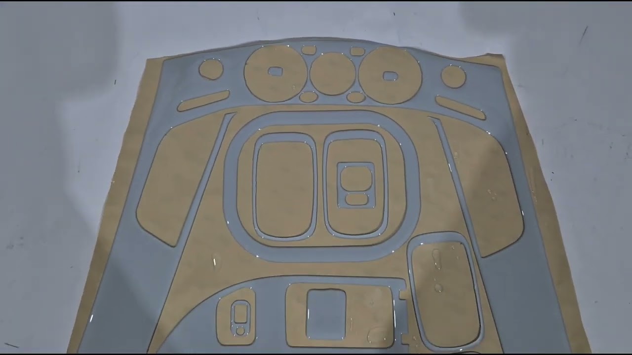 Mitsubishi L200 2006–2015 Instrumentbordslister V2 (13 dele) Aluminium Video 1