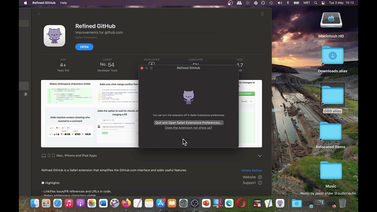 Refined GitHub Improvements for github Developer Tools App [MAC] Basic Overview - Mac App Store
